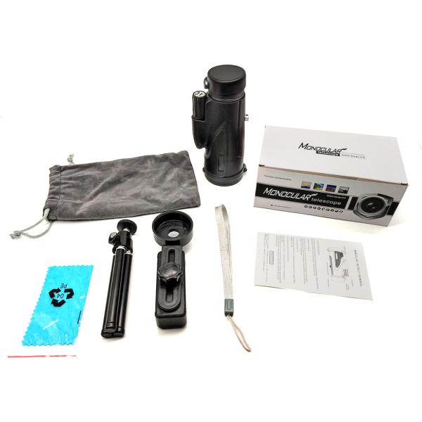 Long Range Monocular 12x50 Mobile Telescope
