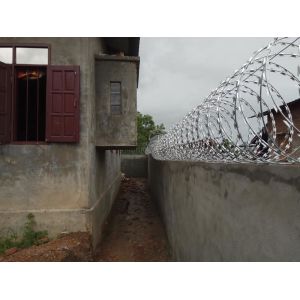 China BTO-22 450mm Coil 316 Stainless Steel Razor Wire on sale
