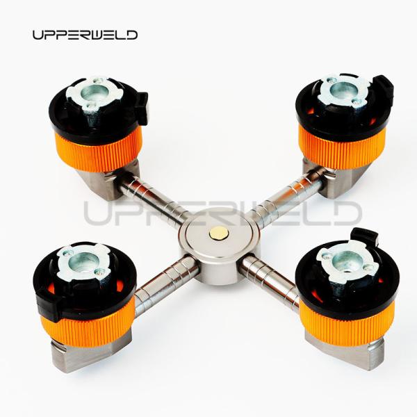 Quality Rust Prevention 4 in 1 Self-Closing Aluminum Alloy Stove Adapter for Gas Tank Tools wholesale