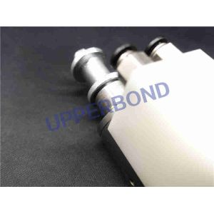 Air Drive Pneumatic Glue Applicator For Paper Adherence Assembled In Cigarette