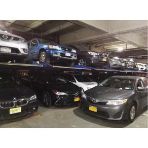 China Hotels Double Decker Parking System 2300kg 2 Car Garage Lift on sale
