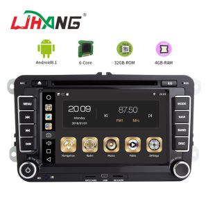 7 Inch Touch Screen Volkswagen DVD Player Android 8.1 Car With Wifi BT GPS AUX