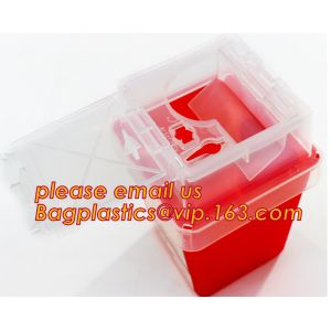 OEM 3l 5l 10l 12l 21l 22l yellow hospital biohazard medical needle disposal plastic safety sharp container with handle
