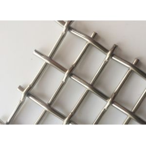 SHUOLONG Weave Flat Top Lock Crimp Wire Mesh Door Panels Heat Resistance