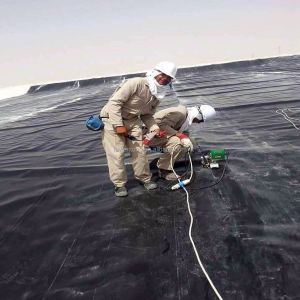0.5-3mm HDPE Geomembrane Reservoir Liner for Dam and Mining in Black White Green