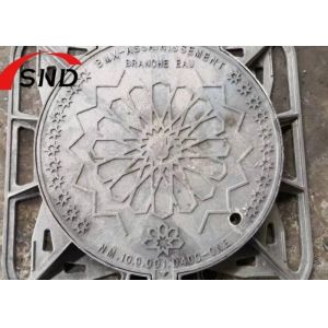 China Ductile Iron Manhole Cover and Frame 850mmx850mm with High Tensile Strength, Epoxy Coating, and Cost-Effective Design on sale
