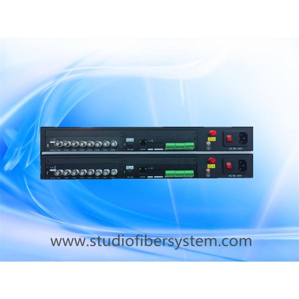8CH video &8CH audio&1PTZ control data&1CH ethernet fiber converters for remote