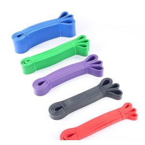 Various Color Multi Function Yoga Exercise Bands High Strength 2080mm