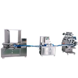 Full Automatic P170 Double Fillings Stuffed Maamoul Mooncake Production Machine