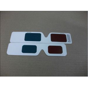 Cheap Polarized Anaglyph 3D Glasses Red Cyan With Pet Color Filter ,Chromadetph 3D Glasses for sale