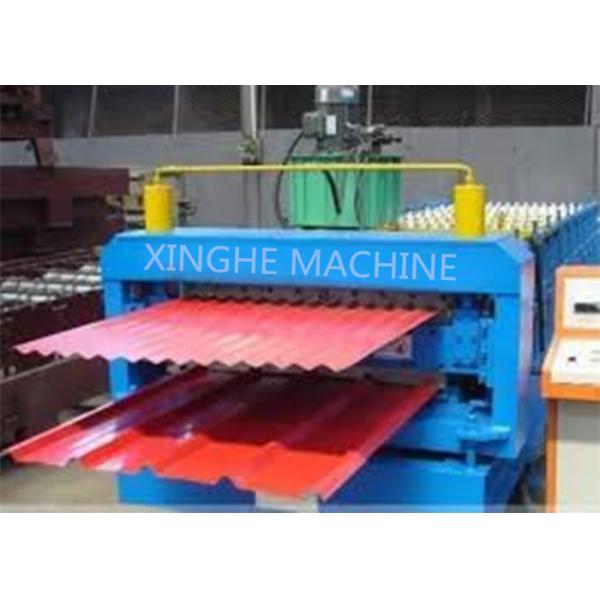Galvanized Metal Double Layer Roofing Sheet Roll Forming Machine / Roll Former