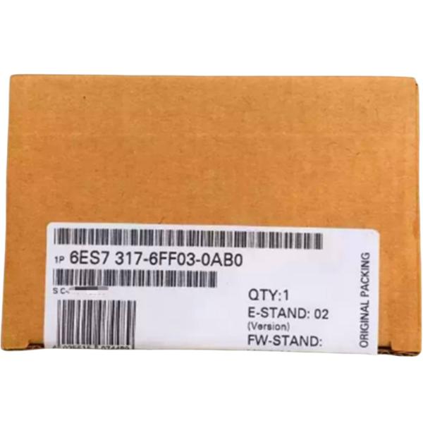 SIEMENS 6ES7317-6FF03-0AB0 SIMATIC S7-300, CPU 317F-2DP, CENTRAL PROCESSING UNIT