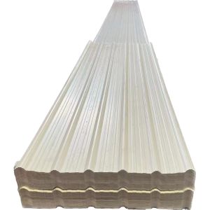 Cheap 2.0mm PVC Roofing Sheet 1130mm Width Fireproof Waterproof for sale