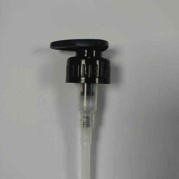 Quality K206-12 Shiny Black Screw Lotion Pump Discharge Rate 4ml/T Nonspill Colorful wholesale
