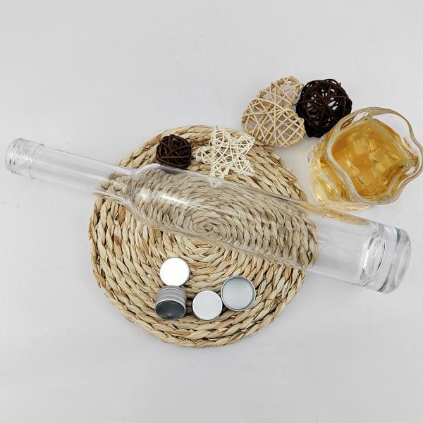 Clear Mini Miniature Glass Bottle 30ml 40ml 50ml 100ml Round Shape Shandong Cork Cap