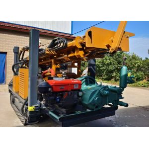 24T Lifting Force Pneumatic Water Well Borehole Machine With Yuchai Engine