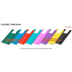 Biodegradable Reusable Plastic T-Shirt Bag Eco Friendly Compostable Grocery