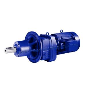 Flange Mounted Helical Geared Motor With Extended Bearing Housing