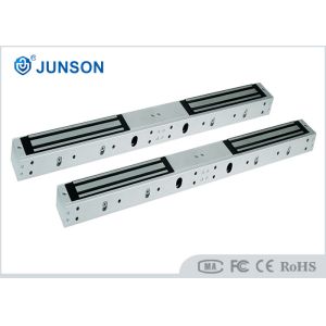 Double Door Electromagentic Lock Fail Safe Aluminum Housing JS-280D With LED