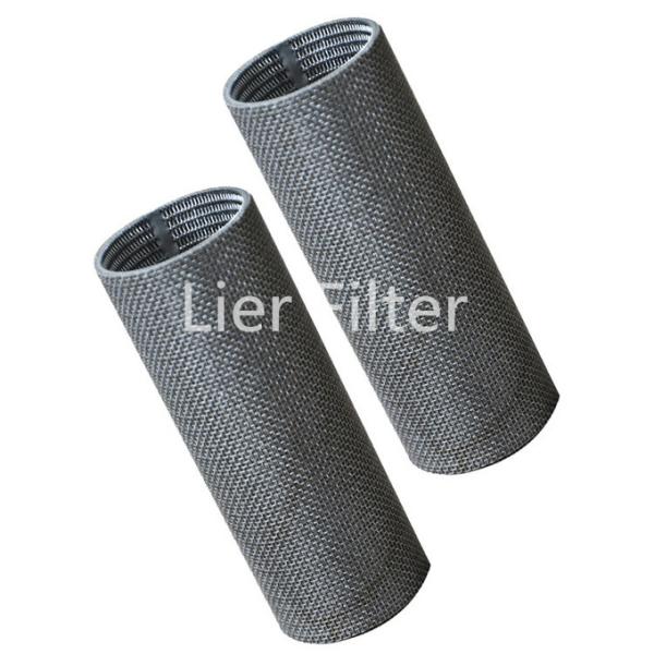 Quality Good Rigidity Stable Mesh Sintered Metal Filter Elements 1mm To 6mm Thick wholesale