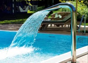 China 600mm Pool Fountain Accessories Stainless Steel Waterfall Jet on sale