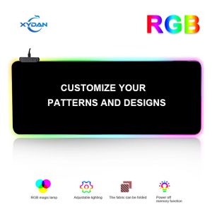 Fabric Gaming Printing Heat Thermal Transfer RGB Gaming Mouse Pad for Promotion