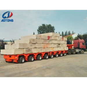 China Hydraulic Modular Trailer Manufactured by Ltd for Transporting Heavy Big Equipment on sale