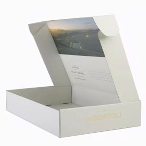 Cardboard Paper Clothing Packaging Boxes Foldable For Handbag