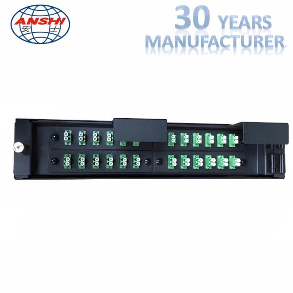 19 Inch Rotary Fiber Distribution Frame Indoor Termination Box Wall Mount Installation