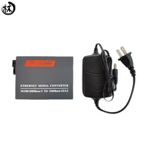 SC RJ45 To Fiber Optic Media Converter 10 /100/1000M Bit /S Single Mode