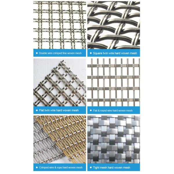 New Stainless Steel Wire Mesh Cladding Ceiling Exterior Wall Decoration Curtain Wall Metal Mesh