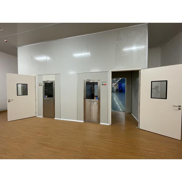 New Condition Stainless Steel Air Shower Room for 2-4 People with Dimensions 1290*2000*2050mm