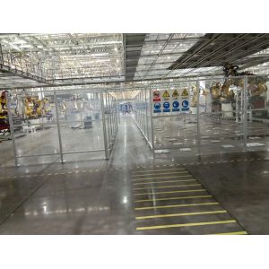 OEM Extrusions Structural Aluminum Profiles 4040 Assembly Line Robot Fence