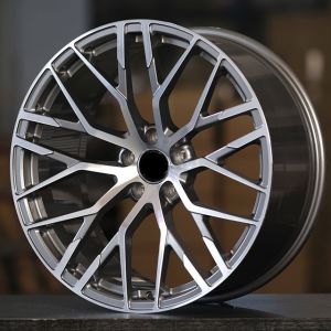 Titanium/machine face 24'' Forged wheels for Mercedes G-Class