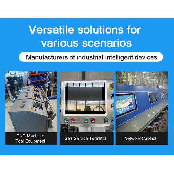 15 inch Embedded Waterproof Capacitive or Resistive Touch Screen Industrial Panel PC