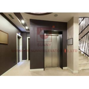 CE AC Drive Indoor Residential Traction Elevator Low Pit Depth