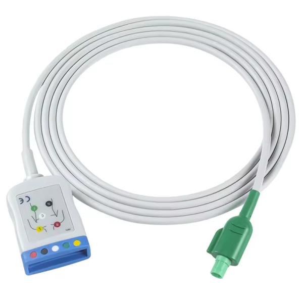 P-hilips PH Datascope 12Pin 5Lead ECG Trunk Adapter Cable For CodeMasterXL+