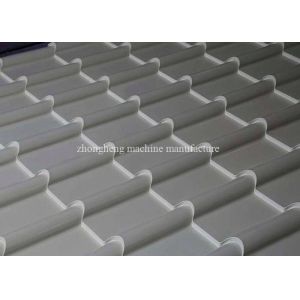 Servo Motor Drive Roof Tile Roll Forming Machine 32mpa Yield Strength
