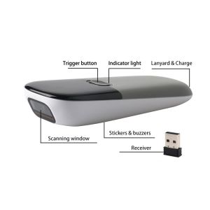 Mini Portable Barcode Scanner Wireless 2d Bluetooth Bar Code Reader DI9120-2D