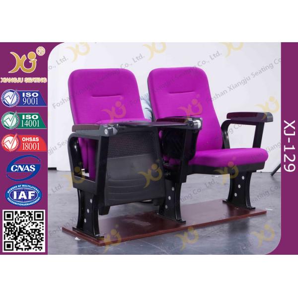 Irwin Style Space Saving Small Back Auditorium Theater Chair With Folding Tablet