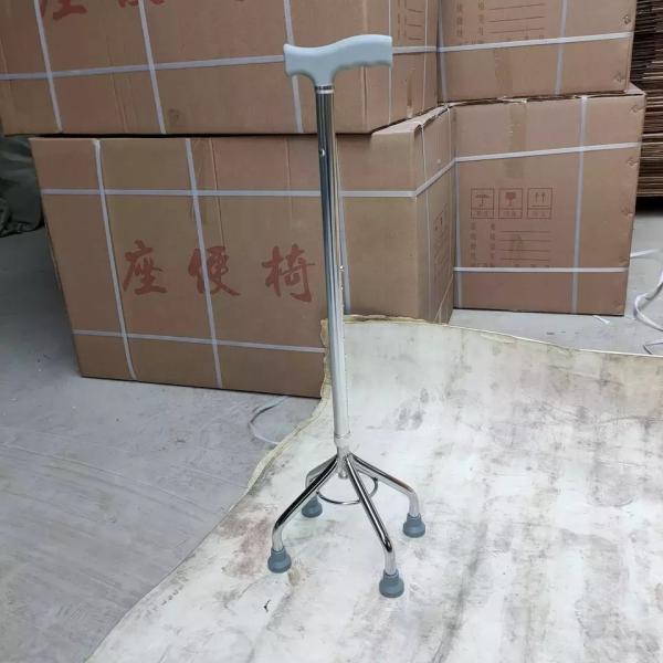 Walker & Rollator cruch walker Mobility Aluminum Alloy Stainless Steel Crutch Elderly Adjustable Walking Stick