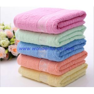 China High quality bright colored 100 cotton cheap bath towels for sale on sale