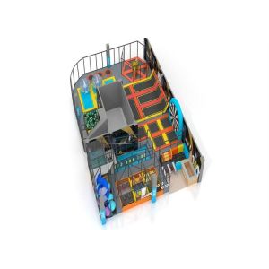 ODM Design Childrens Indoor Trampoline Multiple Play Games For Shopping Mall