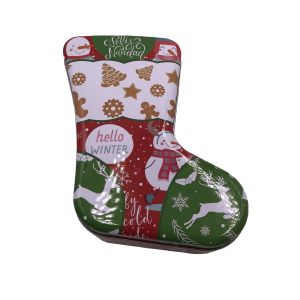 Christmas Stocking Tins Gift Box Atlantic Tins Large Tin Food Storage Containers