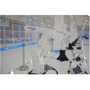 High Precision 6 Axis Industrial Robot Steel Material Easy Application