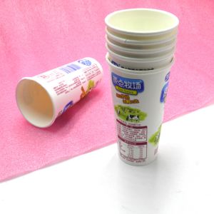 4oz 5oz Frozen Yogurt Paper Cups Ice Cream Foil Seal Lid Odorless