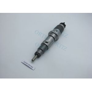 China Black / Silver Color Vectra C Diesel Injectors Steel Material 0445120182 on sale