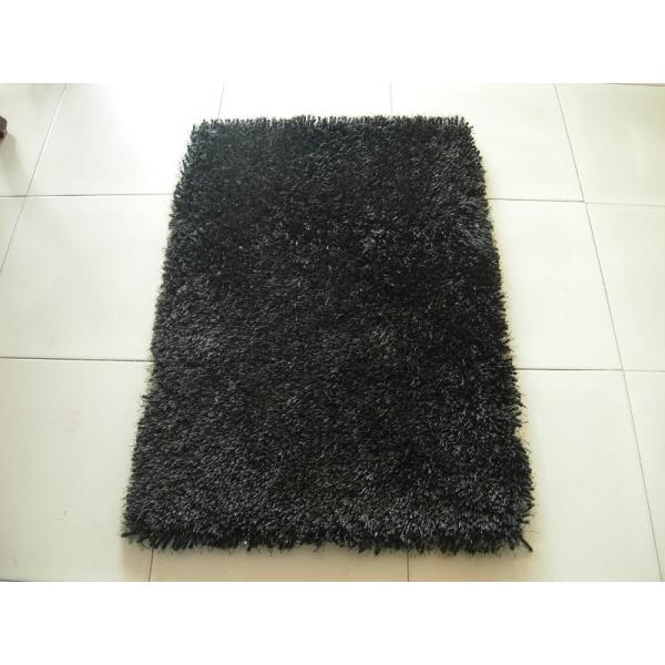 Quality Plain Polyester Silk Mixed With Microfiber 1800G/SQM Shaggy Carpet wholesale