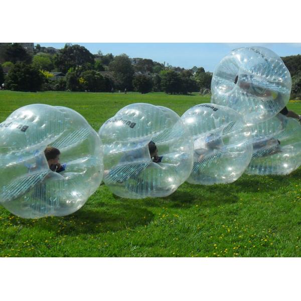 PVC Bumper Bubble Ball For Soccer , 1.2m 1.5m 1.7m Human Inflatable Bumper Ball