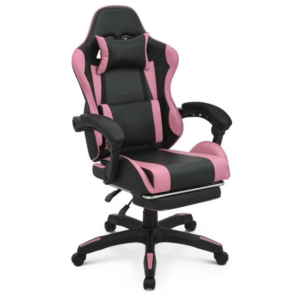 Modern Design Adjustable Lumbar Support Ergonomic Computer Racing Chair with